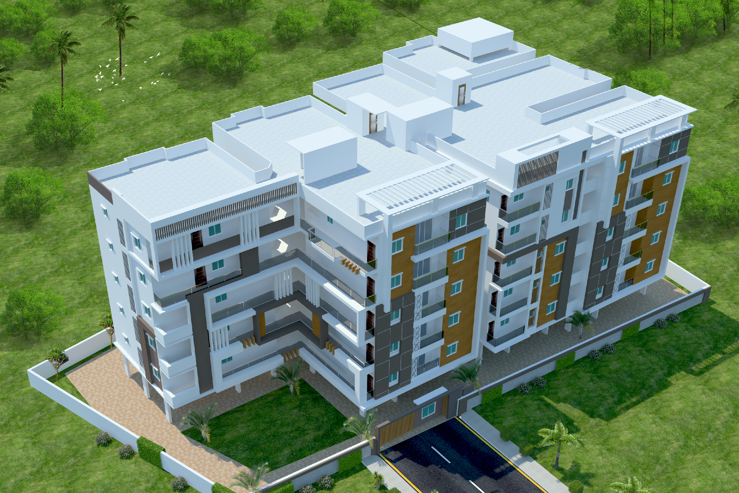 Gated community flats for sale in Kompally